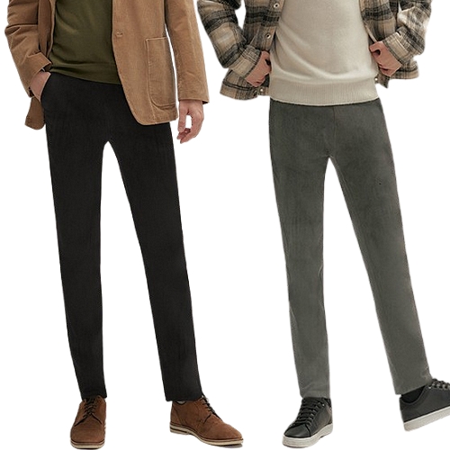 도티 23FW 겨울 벨벳 코듀로이 기모 본딩 팬츠 2종