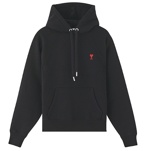 아미 스몰하트 로고패치 후드티 BFUSW205 747