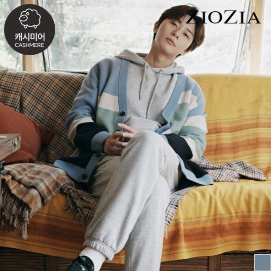 지오지아 Y형 아웃포켓 버튼 가디건_AAB4EC1201