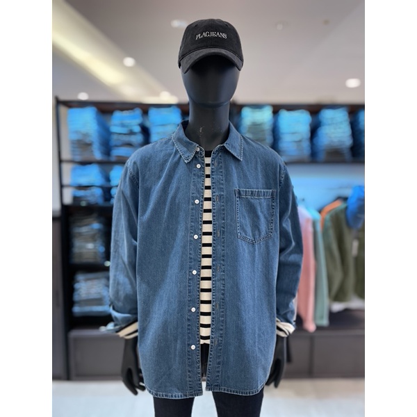 플랙 남성 셔츠 PWTH1LSL21M