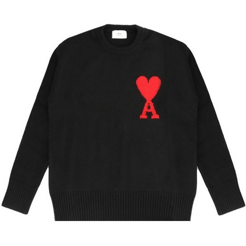 아미 빅 하트로고 울 니트_UKS002 018