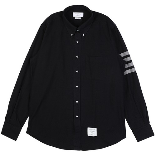 톰브라운 사선 스트라이프 솔리드 플란넬 셔츠_MWL272A 05245