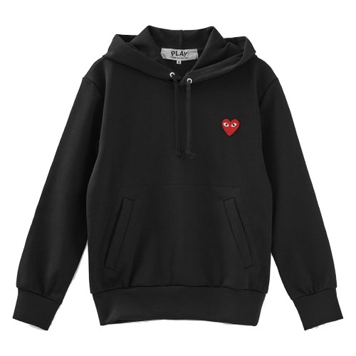 꼼데가르송 레드하트 와펜 후드 AZ T174 051 [블랙] - 에누리 가격비교