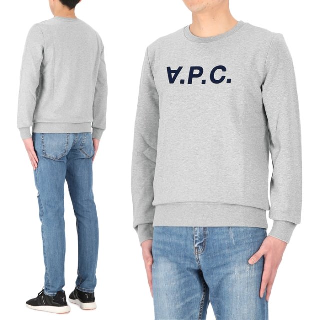 아페쎄 VPC 로고 맨투맨 COECQ H27378 PLA