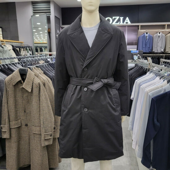 지오지아 벨티드 구스 패딩 코트_AAC4FP1101