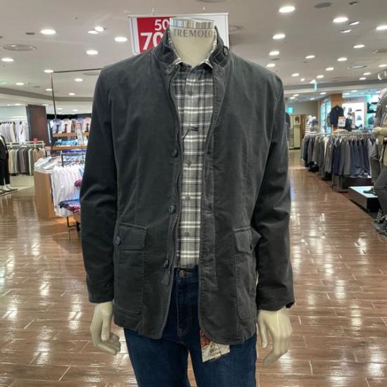 트레몰로 스트레치 워싱 면 벨벳 몰스킨 사파리자켓 점퍼_TRNKAXF8371