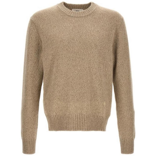 아미 톤온톤 체인스티치 하트 로고 캐시미어 니트_HKS127 005