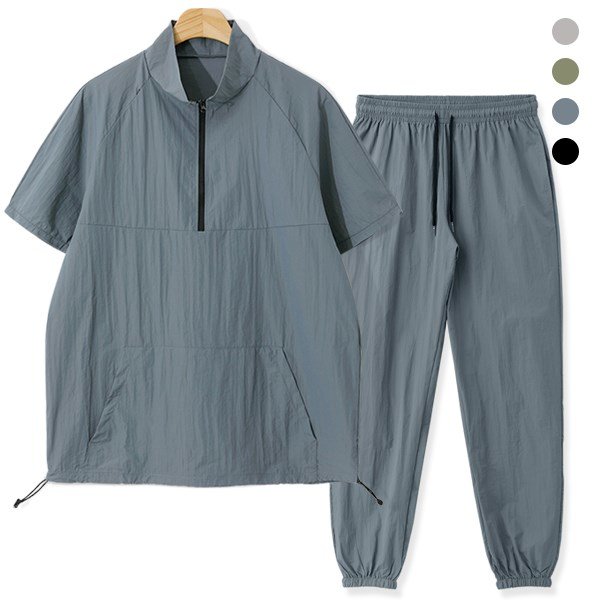 MNC 바람막이 반팔아노락 조거세트 MDSE538HS