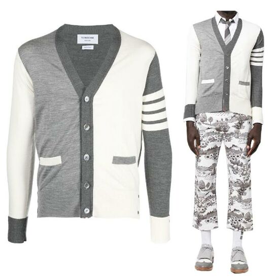 톰브라운 울 가디건_MKC002F Y1014 982