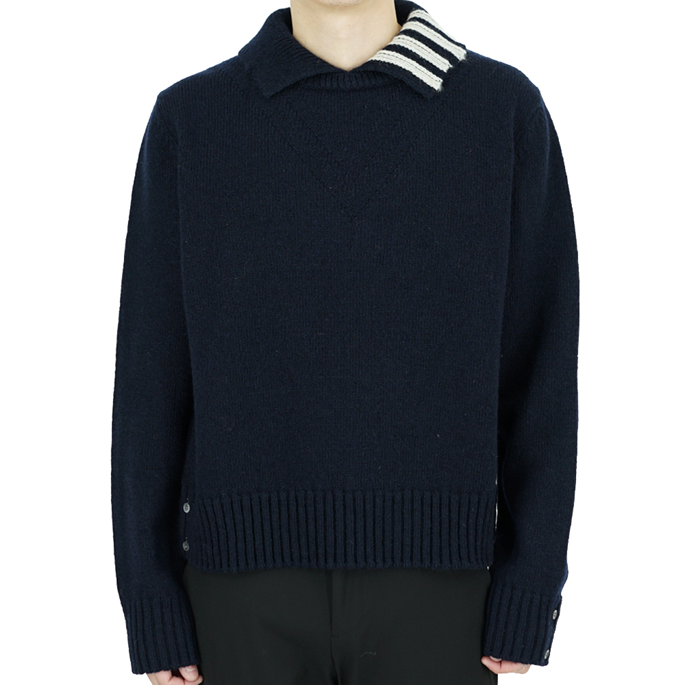 톰브라운 인타르시아 BAR 메리노 울 니트_MKA449A Y1032 415