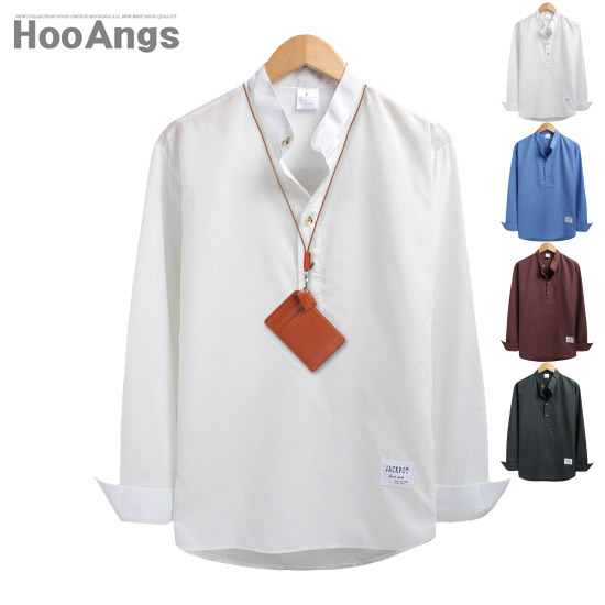 후앙스 잭팟베이직 헨리넥 셔츠 SMST4537