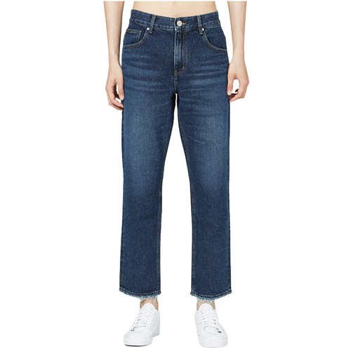 잠뱅이 바이오스톤 밑단컷팅 스트레이트 데님 AJ3DRS21