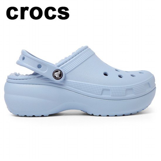 크록스 클래식 플랫폼 라인드 클로그_207938-4NS