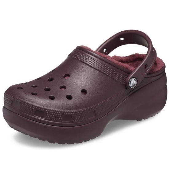 크록스 클래식 플랫폼 라인드 클로그 207938-6WD