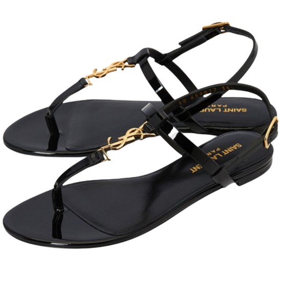 생로랑 모노그램 카산드라 샌들 659817 B8IKK 1000