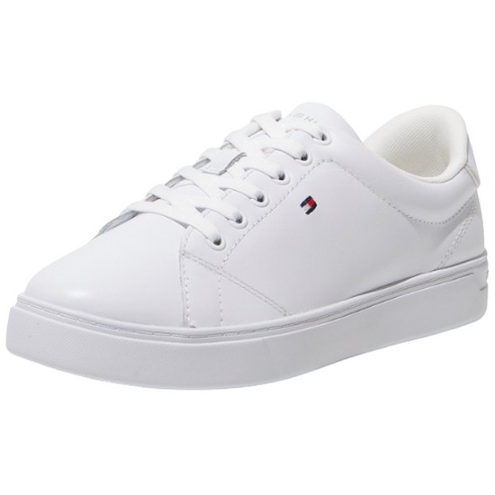 타미힐피거 아시안핏 세렌 에센셜 레더 스니커즈 T52D6ARS100WT1 YBS