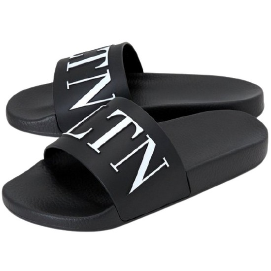 발렌티노 로고 슬리퍼 S0873 SYE 0NI