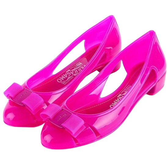 페라가모 바라 젤리 발레리나 0751452