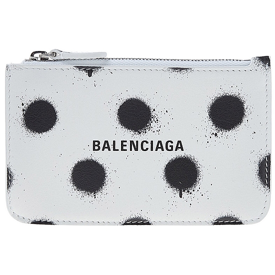 발렌시아가 도트 지퍼 카드지갑 637130 1WVG3 9188