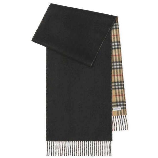 버버리 체크 캐시미어 리버서블 스카프 8074674