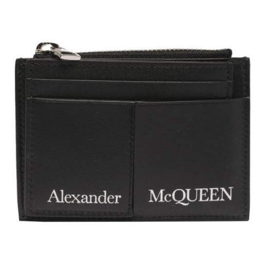 알렉산더맥퀸 카드 홀더 로고 지갑 726567 1AAJO 1000