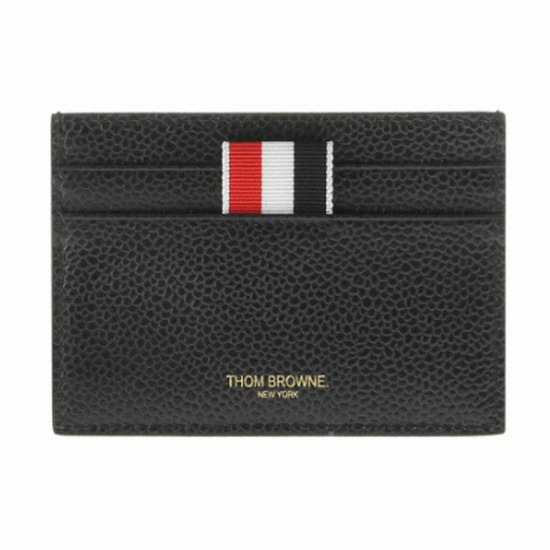 톰브라운 페블 그레인 삼선탭 카드지갑_FAW035A 00198 001