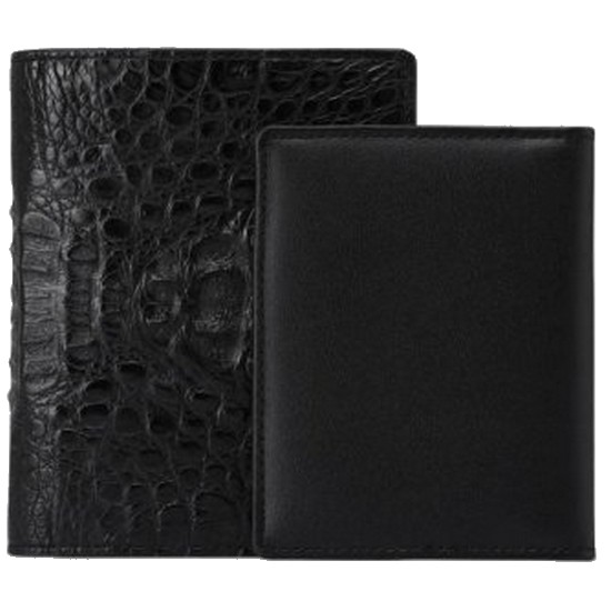 닥스 악어가죽 중지갑 DBWA2F712BK