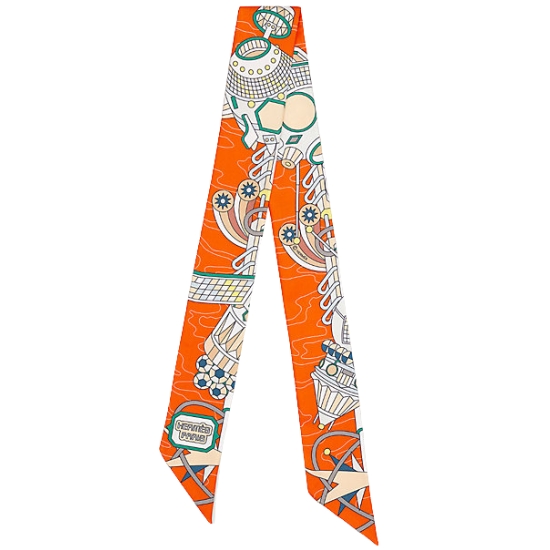 에르메스 오디세이 실크 트윌리 스카프 H063707S