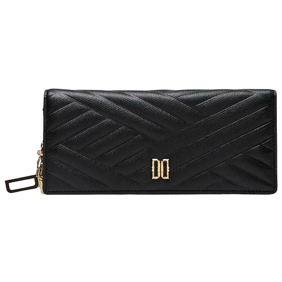 닥스 CARLISLE DD 로고 엠보싱 장지갑 DCWA3E212BK