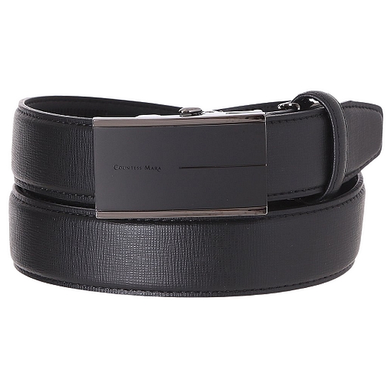 카운테스마라 무광 메탈 소가죽 자동벨트 CBEV4A5108K0