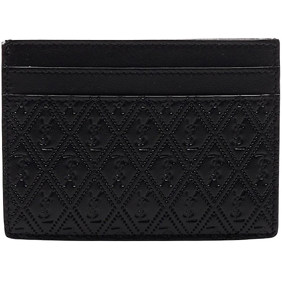 생로랑 파인애플 프린트 모노그램 올오버 카드 홀더 647148 18G1Z 1000