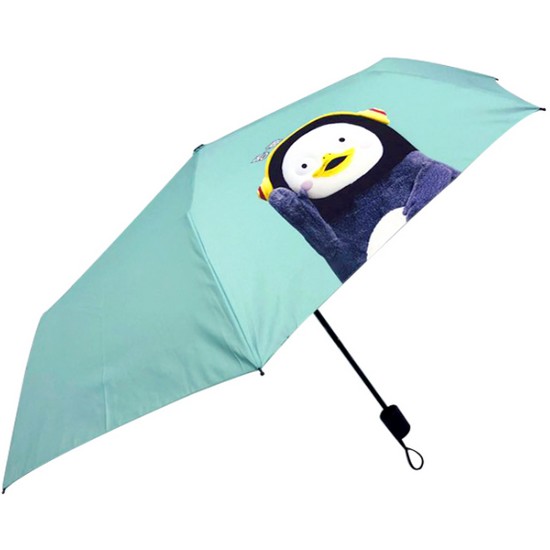 제이에스글로벌 펭수 펭빠 3단 수동 우산 30002