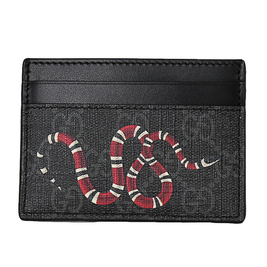 구찌 베스트리에 킹스네이크 프린트 카드 케이스 451277 K541N 1058