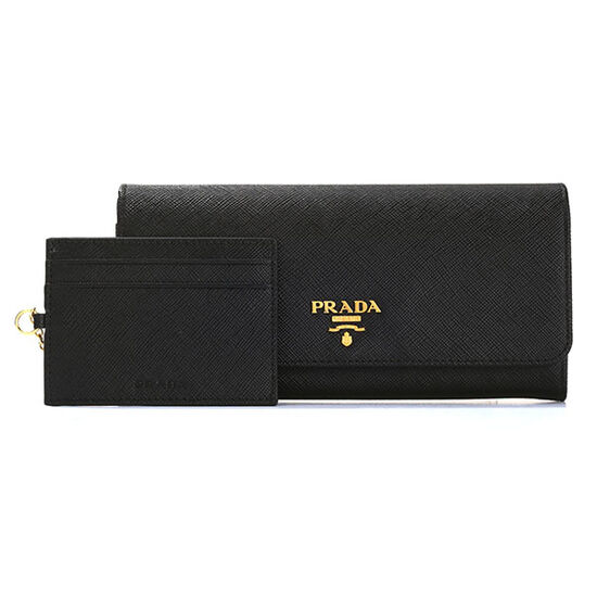 프라다 사피아노 메탈 로고 장지갑_1MH132 QWA F0002