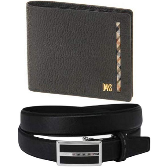 닥스 지갑 벨트 세트 DBWA0E914W3 DBBE0E990BK
