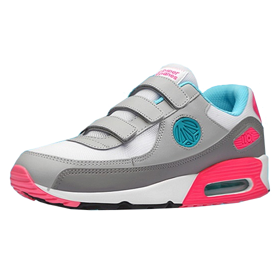 페이퍼플레인 벨크로 에어운동화 PP1408 (화이트그레이핑크)