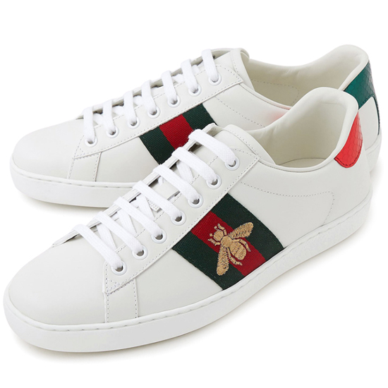 구찌 남성 에이스 꿀벌 자수 스니커즈_429446 02JP0 9064