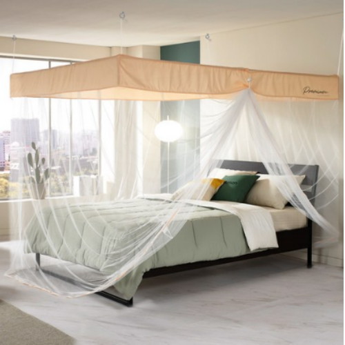 알뜨리 시그니처 사각 모기장 코랄피치