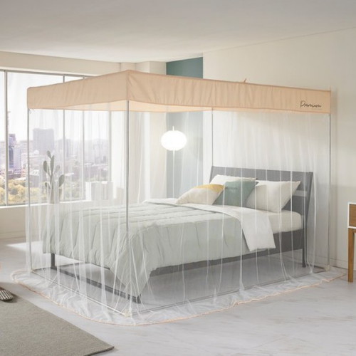 알뜨리 시그니처 사각 모기장 세트 코랄피치