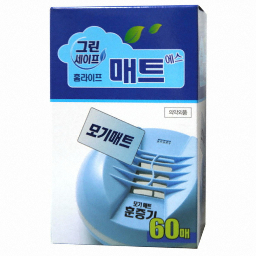 일명제약 그린세이프 홈라이프 매트 에스 교체용 60매