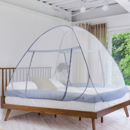 블루엘 원터치 침대 모기장