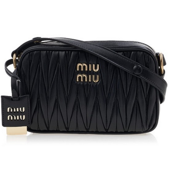 미우미우 마테라쎄 고프레 빅로고 숄더백 5BH118 N88 F0002 V WOM