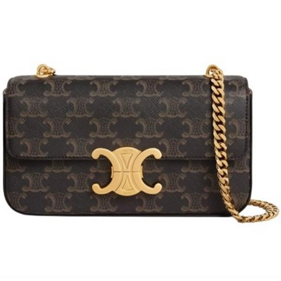 셀린느 트리옹프 체인 숄더백 트리옹프 캔버스 197992DQW 04LU