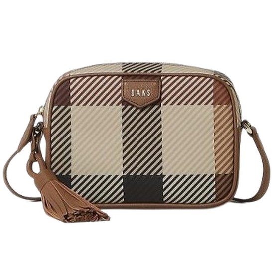 닥스 GREAT HOUSE CHECK PVC 크로스백_DCBA2F681W2