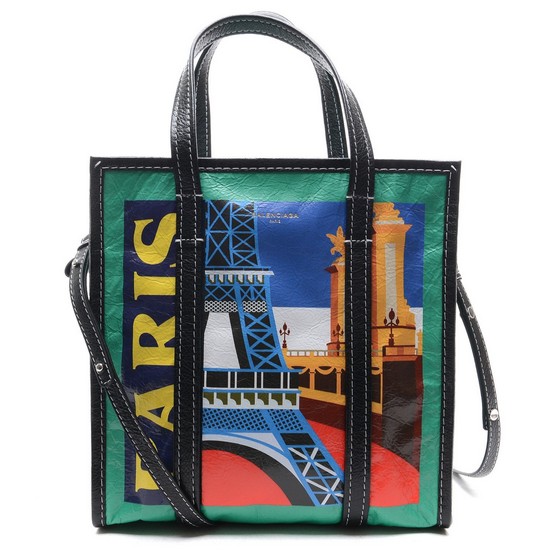 발렌시아가 바자 파리 스몰 쇼퍼 토트백 443096 DE9XN 3460