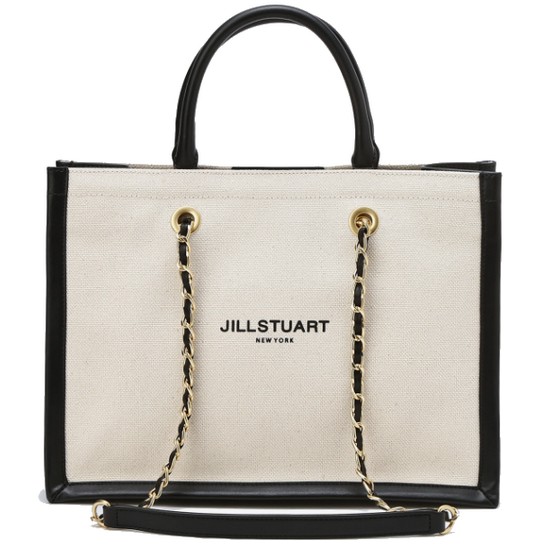 질스튜어트뉴욕 코코 캔버스 체인 숄더 북토트백 JABA3F860I1