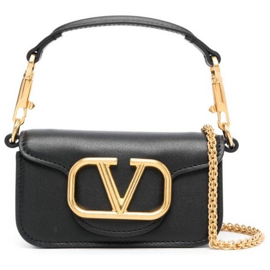 발렌티노 로고 체인 숄더백 3W2P0Z28 ZXL 0NO