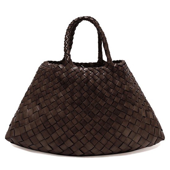 드래곤디퓨전 산타 크로체 스몰 토트백_8893 (DK BROWN)