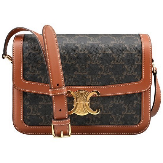 셀린느 트리오페 캔버스 미디움 숄더백 191242BZ4 04LU