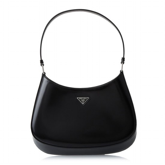 프라다 클레오 브러시드 가죽 숄더백_1BC499 ZO6 F0002